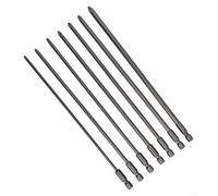 7-Piece Extra Long Screwdriver Bit Set, 200mm PH1 PH2 Cross Head Bits