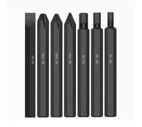 7 Piece for Impact Screwdriver Bits Set with 8mm Hex Shank PH1 PH2 PH3 H4 H5 H6 36mm 80mm for Manual Electric Screwdrivers Drill Air Tools (80mm)