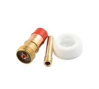 7-Piece for TIG Torch Ceramic Cup Kit with for Stubby Gas Lens and 2.4mm Chuck for WP-17, WP-18 & WP-26 for TIG Welding Torches - Includes #12, #14, #16, #24 C