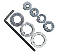 7 Piece Hole Depth Regulator Collars Stopper For Drill Bits High Durability Carbon Steel Construction 3mm To 12mm Sizes Carbon Steel Drill Stop Collar