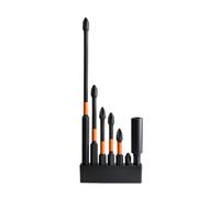 7-Piece Impact Driver Bit Set, High Hardness Alloy Steel with Strong Magnet, Rust-Resistant Bits with Storage Organizer