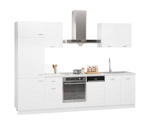 7 Piece Kitchen Cabinet Set Chipboard Storage Cupboard Multi Colours vidaXL
