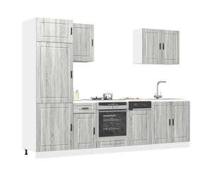 7 Piece Kitchen Cabinet Set Porto Engineered Wood