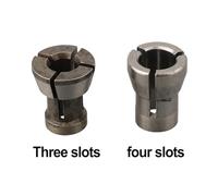 7-Piece M17 Collet Chuck Adapter Set for Electric Router & Engraving Machine - Compatible with 10mm/9.5mm/8mm/6.35mm/6mm Shanks, Carbon Steel, Incl