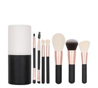 7 Piece Miniature Makeup Brush Kit Soft Bristles | Makeup Brushes - For Girls Women Beginners Passionate Concealer Eyeshadow Beauty