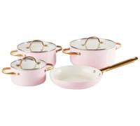 7 Piece Pan Set ELITE PRO Pastel Pink