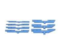 7-Piece Precision Router Table Setup Bar Set - Aluminum Height Gauge Block for 1/8 to 1/2 Inch Woodworking Ideal for Depth Height & Angle Measurements Includes Storage Box