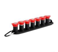 7 Piece Pressure Washer Nozzle Tips with Holder, Compatible with Most Pressure Washers up to 4000 PSI, Designed for Various Cleaning Needs (red)