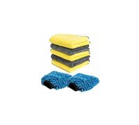 (7-Piece) Pro-Kleen Microfibre Cloth & Mitt Set
