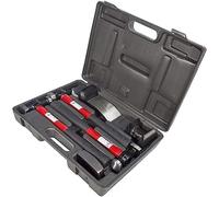 7 Piece Professional Car Body Repair Kit Panel Beating Hammer Dolly Set | Auto Dent Removal Tool Set heavy duty hammers dollies with carry case for bodywork restoration workshop garage repair use