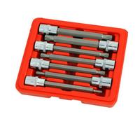 7 Piece Rib Socket Set 3/8 Drive Long Spline 4-10mm (Neilsen Ct0124)