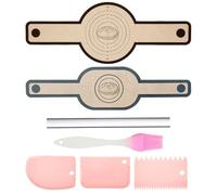 7-Piece Set of Baking Tools, Silicone Baking Mat, Oven Baking Mat, Bread Baking Accessories, Cast Iron Pot Toast, Dough Baking.