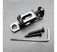 7 piece single bridge with wrench screw for 3 4 5 6 7 8 string guitar accessories silver black gold Generic Acoustic Guitar Bridge(Black)