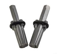 7-Piece Stone Splitter Set with 14mm Wedges and Feather Shims for Rock, Concrete, Granite - Heavy Duty Hand Tool for Splitting Hard Stone