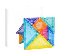 7 Piece Tangram Puzzles for Kids Set, Tangram, Educational Learning Toys for Spatial Awareness, Creative Shape Building, Travel-Friendly Design