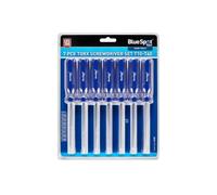 Neilsen 7pc Torx Long Star Screwdriver Set Acetate Handle T10 - T40