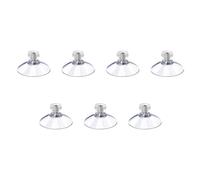7-Piece Transparent Suction Cup Bracket, Home Storage Tool, Multi-Function Fixing Bracket, Suitable for Bathrooms and Kitchens.