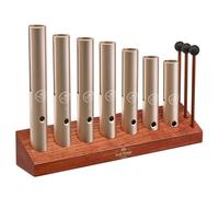 7-piece Wah-Wah Tube Chime Chakra Set, 432 Hz-Great for Meditation, Sound Healing, and Yoga