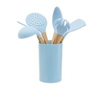 Premier Housewares 7pc Pastel Blue Utensil Set