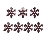 7 Pieces Battery Operated Wall Lights Christmas Decor Wooden Adhesive | Battery Operated Light Wall Light for Christmas Indoor Home Living Room Bedroom Bathroom Office School Bar Party and
