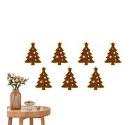7 Pieces LED Reindeer Christmas Wall Decor, Wooden Glowing Deer Ornament | Light up Deer Ornament Lighting Christmas Glow Home Decor for Indoor Festive Holiday Party Bedrooms Hallways Living