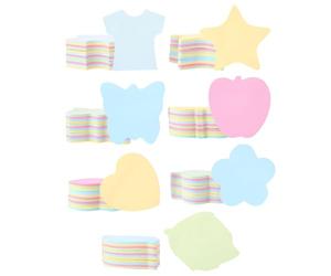 7 Pieces of Creatively Sty Note Pads, Cute Note Pads, Study and Office Supplies, Self-Adhesive Note Pads, Interesting Stationery
