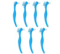 7 Pieces of Denture Toothbrushes, Denture Cleaning Brushes, Denture Accessories, Suitable for Dentures, Dental Retainers, and Orthodontic Braces