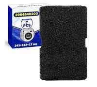7 Pieces Sponge Filter for Tumble Dryer 243x153x12 mm with the Original Code 2964840200 for Beko for Blomberg - MONTERAL