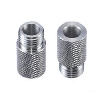 7 Pieces Stainless Steel Drill Sleeve Bushings for Woodworking For Dowelling Jig Wood Drill Guide Locator to Prevent Drill Bit Drift and Precise Holes