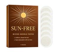 7 Pieces Sunless Tanner - Bronzing Body Stickers, Sunless Tanning Patches for Outdoor Beach, Self Tanning Template Set with Even Glow Alignment Aids, Bronzing Skin Shapes for Creating