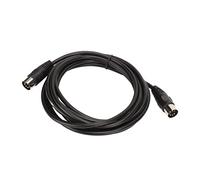 7 Pin DIN Male to Male Extension Cord, Durable Plug and Play Big Adapter Cable for Computer Medical Device 9.8ft for System Control PVC Material