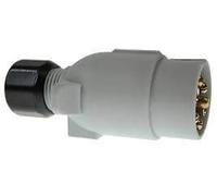 7 Pin Plug, 12V, 12S, Male, Trailer Plug, Caravan, White, Trailer Tent, Maypole