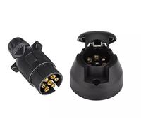 7 Pin Towing Electrics Plug And Socket 12n Type For Caravan Trailer Lights Set