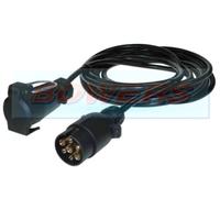 7 PIN TOWING TOWBAR TRAILER ELECTRICS 12N PLUG SOCKET EXTENSION CABLE LEAD 6M