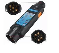 7 Pin Towing Trailer Tow Bar Caravan Plug Socket Light Wiring Circuit Tester