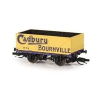 7-Plank Open Wagon with 120mm Gauge, Cadbury Bourneville by PECO