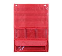 7 Pockets Place Value Pocket Chart Math Teaching Counting with Straws for Preschool Classroom for Classroom with Straws