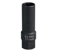 7 Point Anti Theft Hexagonal Key Screw for Car Wheels, Constructed from Chromium Steel with 1/2 Inch Square Drive for Reliable Torque and Durability