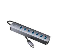 7 Port USB 3.0 5G USB Hub Type C Adapter Expansion Docking Station Compatible With Computer Accessories(Type-C 15cm)
