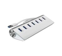 7 Port USB 3.0 Data Hub Aluminium Alloy for Computer