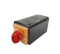 7 Position Rotary Cam Switch Multi-step 6 Poles 20A Metal Shell T-16EXF64D-6BF Selector Changeover Red Handle Control Circuit IDGTTLDF(Switch with shell)