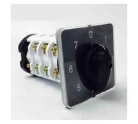 7 Position Rotary Changeover Switch Four Poles 75A Cam Manual Transfer Selector High Voltage YMZ12-75/4 Controls Switches