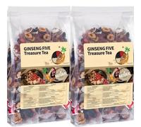 7 Precious Ingredients Formula, Ginseng & Mulberry Herbal Tea,Ginseng Six Treasure Tea, Five Treasures Teas Kidney Teas, Kidney Care TeaBags for Women & Men (2)