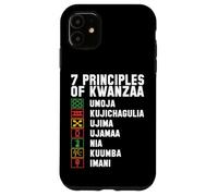 7 Principles of Kwanzaa African Heritage Celebration Holiday Case for iPhone 11
