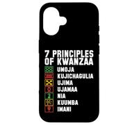 7 Principles of Kwanzaa African Heritage Celebration Holiday Case for iPhone 16