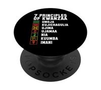 7 Principles of Kwanzaa African Heritage Celebration Holiday PopSockets Adhesive PopGrip