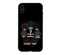 7 Principles of Kwanzaa Nguzo Saba Adinkra Symbols Case for iPhone XS Max
