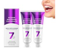 7-Pro Intensive Whitening Toothpaste, 7 Probiotics & Purple Gel Formula with Exploding Beads for Deep Whitening, Deep Cleaning Fresh Breath, Enamelled Protection & Stain Removal(2)