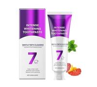 7-Pro Intensive Whitening Toothpaste,Upgraded Purple Formula with 7 Probiotics, Deep Repair & Long-Lasting,Fresh Breath,White Teeth Stain Removal Gum Care,Gentle for Sensitive Teeth (1 pcs)