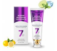 7 Pro Strong Whitening Toothpaste, Upgraded Purple Formula with 7 Probiotics, Stain Removal and Brightening Tooth, Gentle for Sensitive Teeth (1)